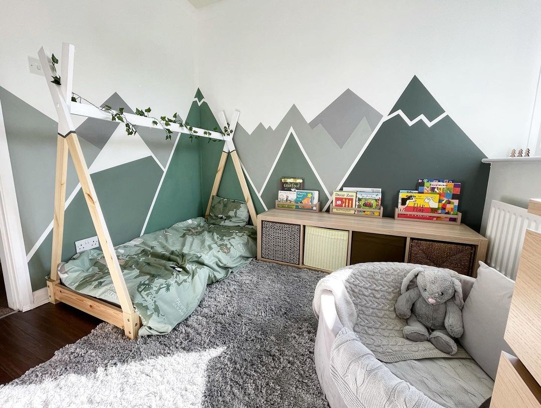 A den in the mountains