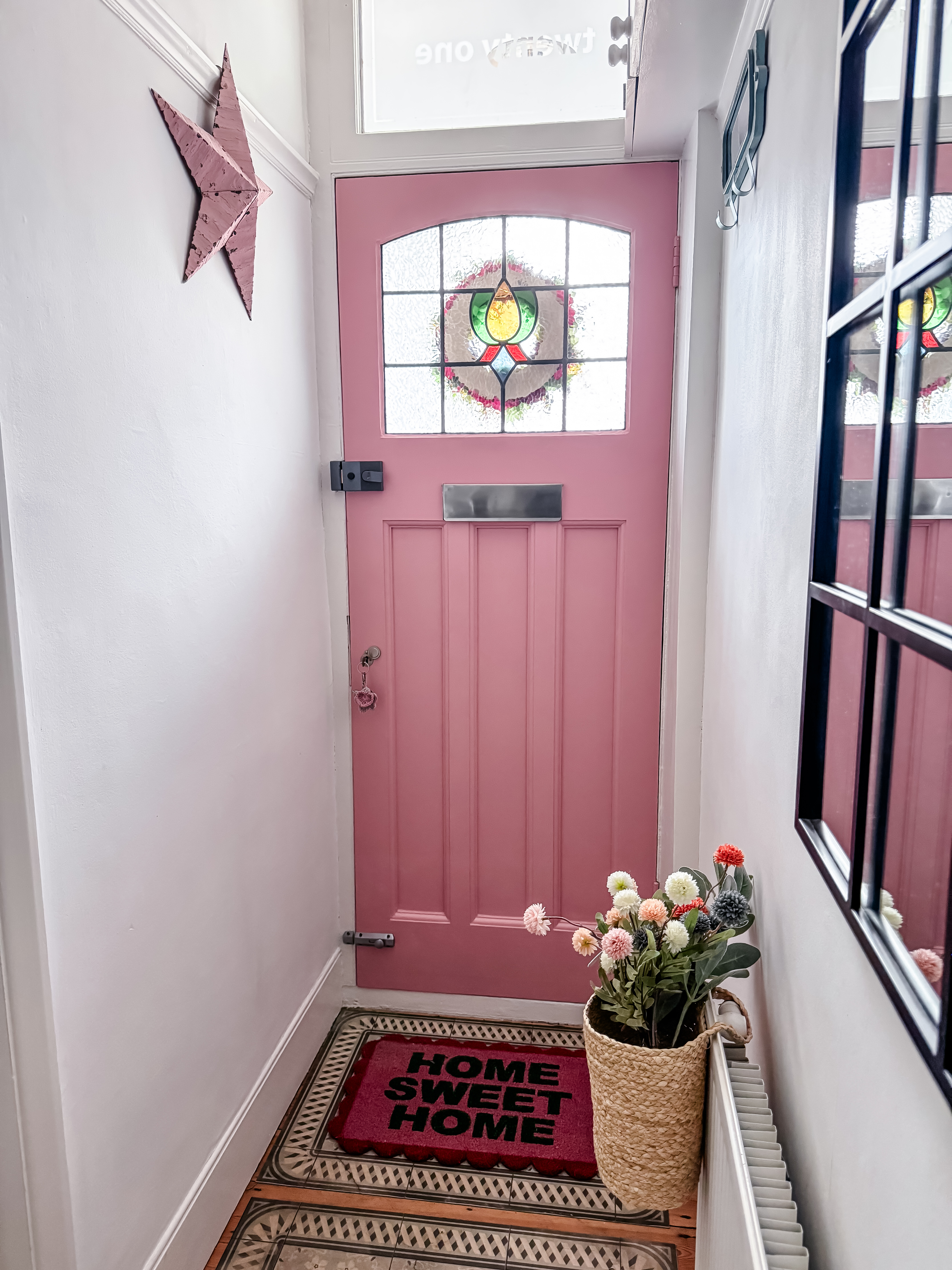 “I wanted my door to make me smile every time I walk down the stairs or past it” 